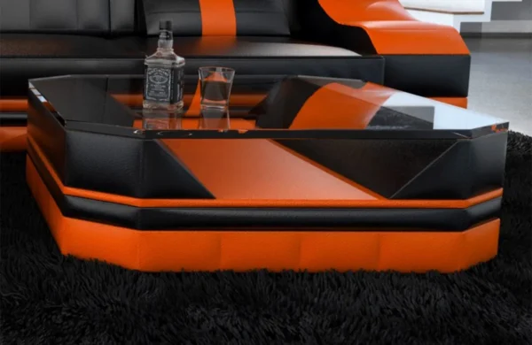 Echtleder Couchtisch Treviano – Bild 2