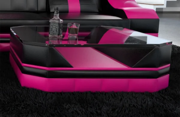 Echtleder Couchtisch Treviano