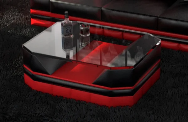 Echtleder Couchtisch Treviano – Bild 3