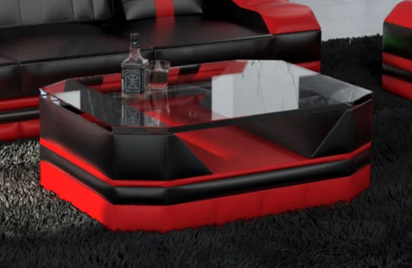 Echtleder Couchtisch Treviano – Bild 4