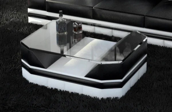 Echtleder Couchtisch Treviano – Bild 6