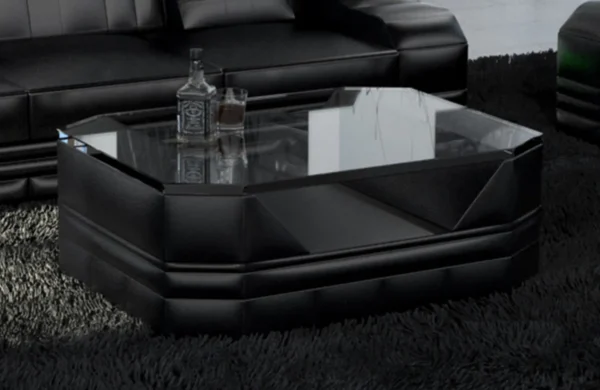 Echtleder Couchtisch Treviano – Bild 9