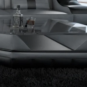 Echtleder Couchtisch Treviano