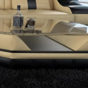 Echtleder Couchtisch Treviano