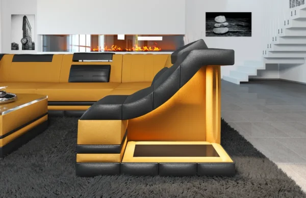 Wildlederoptik Ecksofa Treviano L-Form S – Bild 5