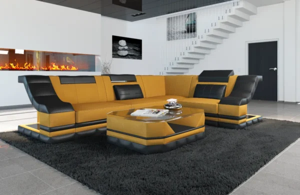 Wildlederoptik Ecksofa Treviano L-Form S – Bild 6