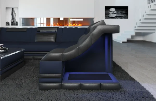 Mikrofaser Ecksofa Treviano L-Form S Mini – Bild 11