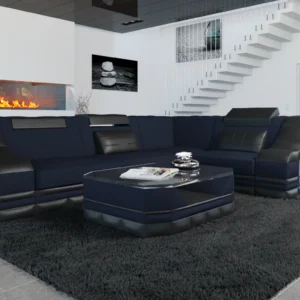 Mikrofaser Ecksofa Treviano L-Form S Mini