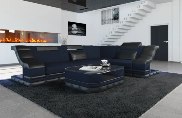Mikrofaser Ecksofa Treviano L-Form S Mini – Bild 12