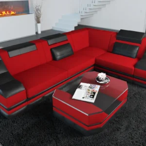 Mikrofaser Ecksofa Treviano L-Form S Mini
