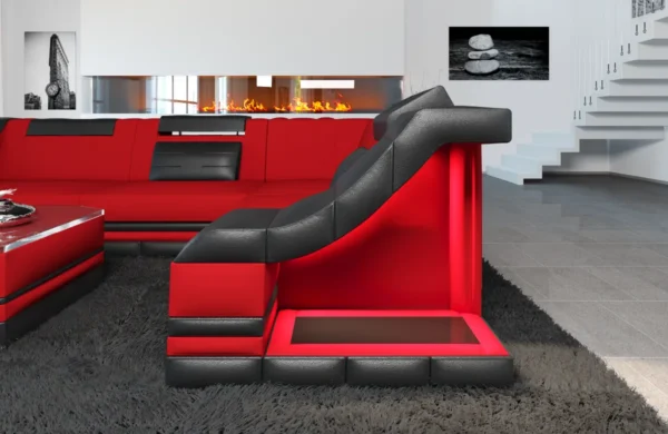 Mikrofaser Ecksofa Treviano L-Form S Mini – Bild 14