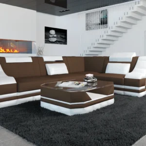 Mikrofaser Ecksofa Treviano L-Form S Mini