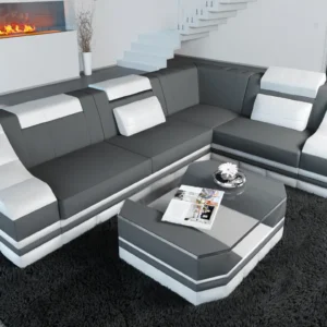 Mikrofaser Ecksofa Treviano L-Form S Mini