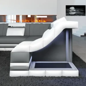 Mikrofaser Ecksofa Treviano L-Form S Mini