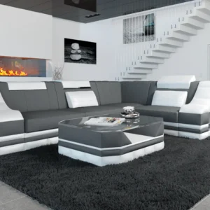 Mikrofaser Ecksofa Treviano L-Form S Mini