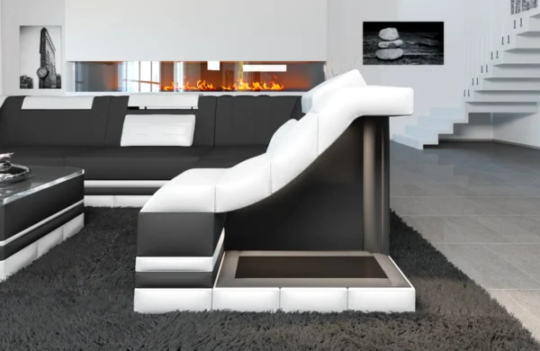 Mikrofaser Ecksofa Treviano L-Form S Mini – Bild 8