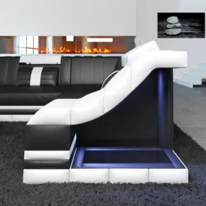 Echtleder Ecksofa Treviano L-Form S Mini