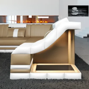 Echtleder Ecksofa Treviano L-Form S Mini