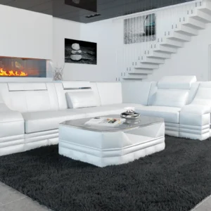 Echtleder Ecksofa Treviano L-Form S Mini