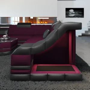 Mikrofaser Wohnlandschaft Treviano U-Form XL