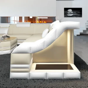 Mikrofaser Wohnlandschaft Treviano U-Form XL