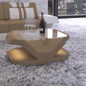 Mikrofaser Couchtisch Ventura